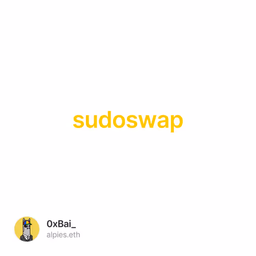 sudoswap交互教程 12/500