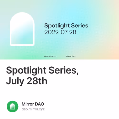 Spotlight Series, July 28th 7/1000