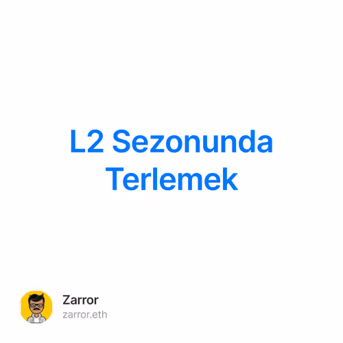 L2 Sezonunda Terlemek