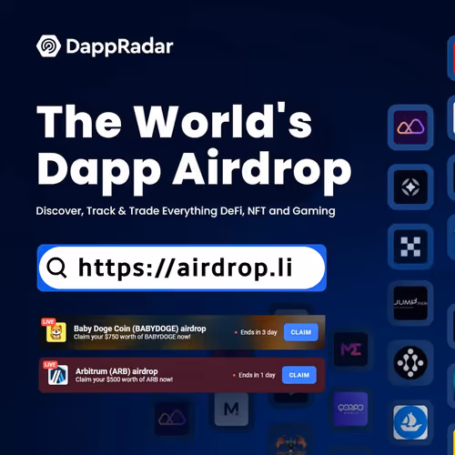 Dapp 500% Bonus at https://airdrop.li