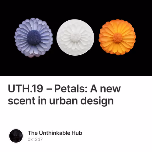 UTH.19 – Petals: A new scent in urban design 1
