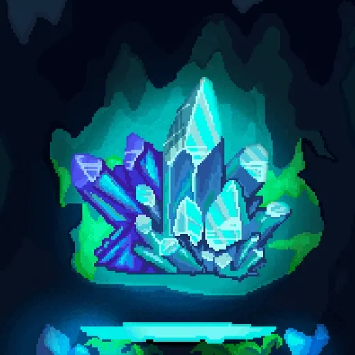 Charmed Crystal Cluster