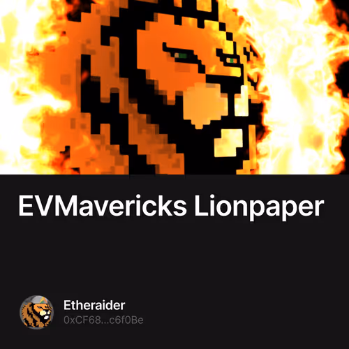 EVMavericks Lionpaper 22/1324