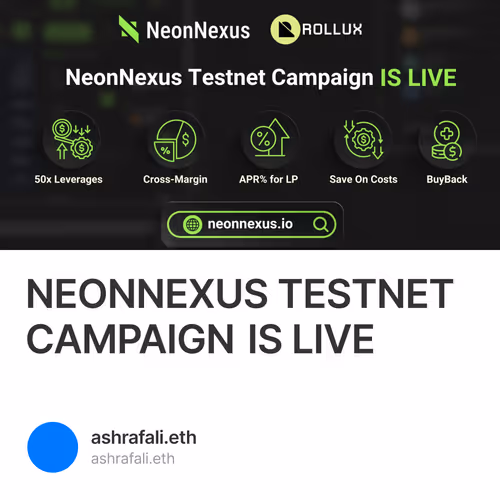 NEONNEXUS TESTNET CAMPAIGN IS LIVE  10