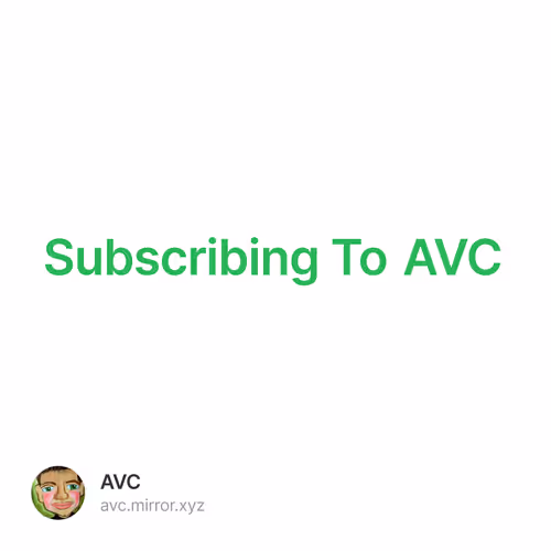 Subscribing To AVC 8