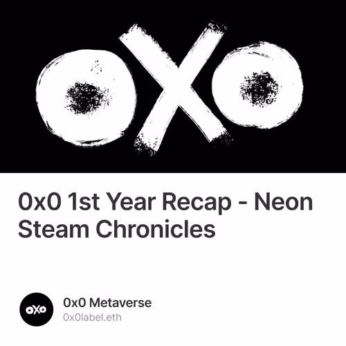 0x0 1st Year Recap - Neon Steam Chronicles 1/500