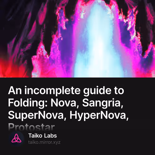 An incomplete guide to Folding: Nova, Sangria, SuperNova, HyperNova, Protostar 34