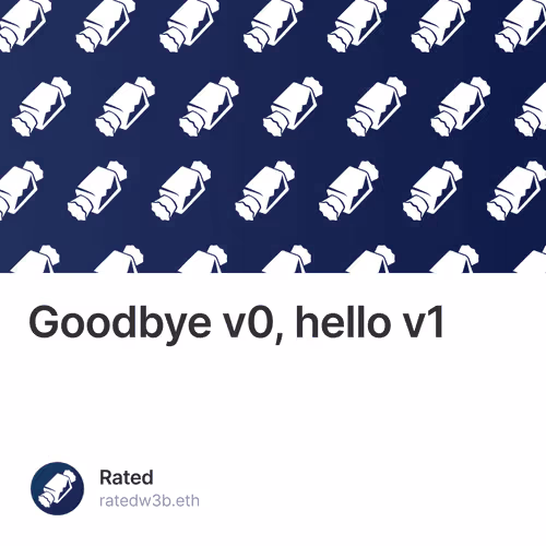 Goodbye v0, hello v1 💫 49/500