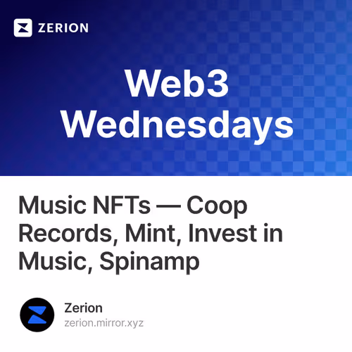 Music NFTs — Coop Records, Mint, Invest in Music, Spinamp 6139/10000