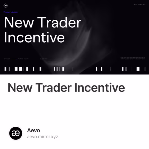New Trader Incentive 111/500