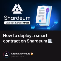 How to deploy a smart contract on Shardeum 📃 58/500