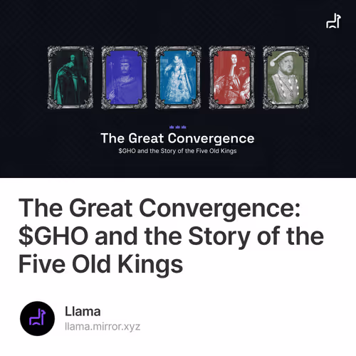 The Great Convergence GHO and the Story of the Five Old Kings