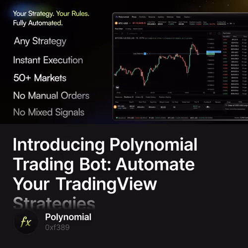 Introducing Polynomial Trading Bot: Automate Your TradingView Strategies
