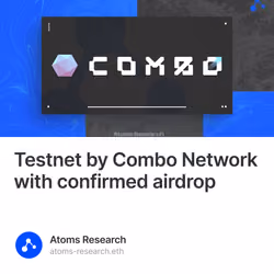 Testnet by Combo Network with confirmed airdrop 63/500