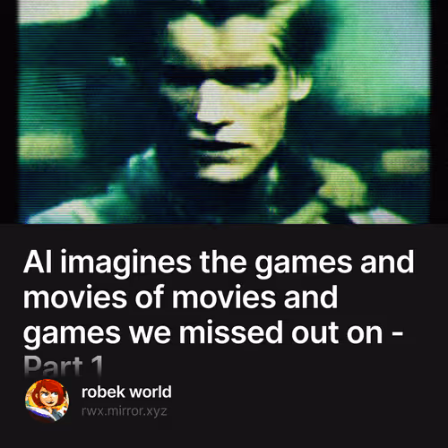 AI imagines the games and movies of movies and games we missed out on - Part 1
