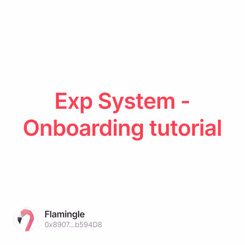 Exp System - Onboarding tutorial 77/500