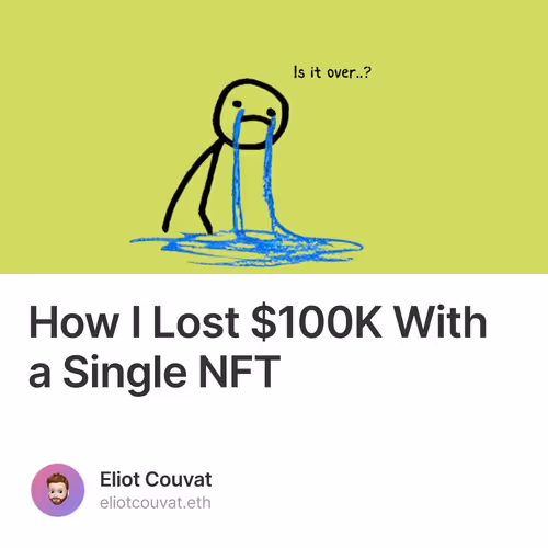 How I Lost $100K With a Single NFT 9