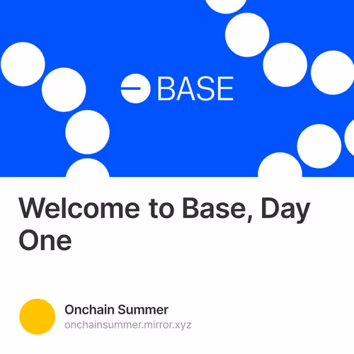 Welcome to Base, Day One 2252