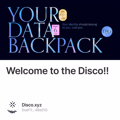 Welcome to the Disco!! 420/500