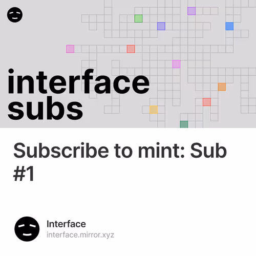 Subscribe to mint: Sub #1 407/500
