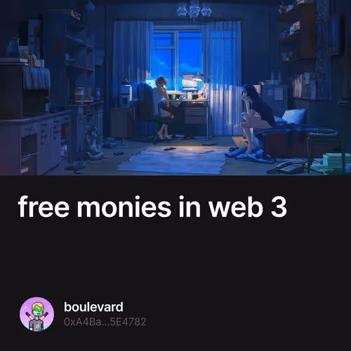 free monies in web 3