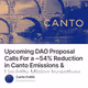 Upcoming DAO Proposal Calls For a 54 Reduction in Canto Emissions & Liquidity Mining Incen
