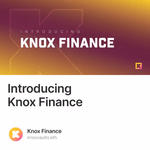 Introducing Knox Finance