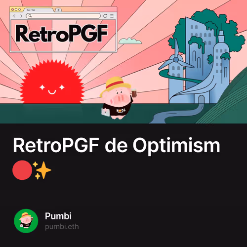 RetroPGF de Optimism 🔴✨ 2