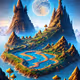 Full Moon Microcosm Oasis