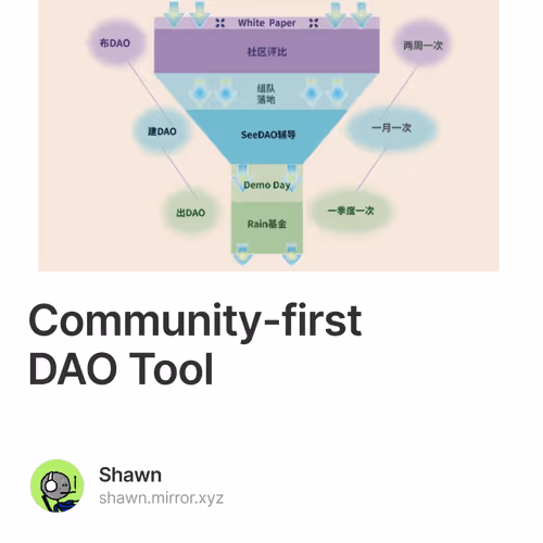 Community-first  DAO Tool
