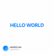 HELLO WORLD - sLVdBvEsJ4