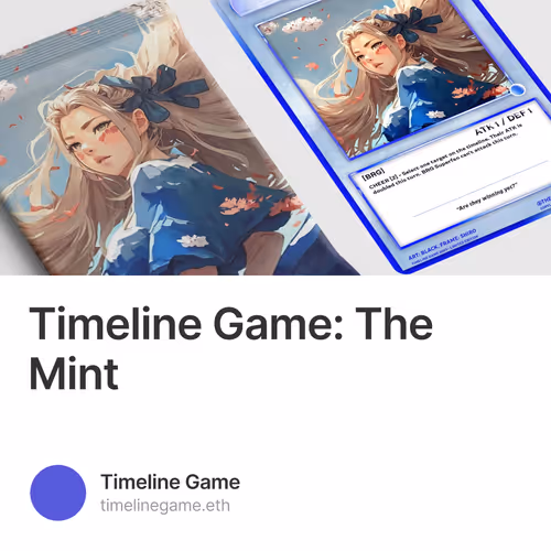 Timeline Game: The Mint 16/77