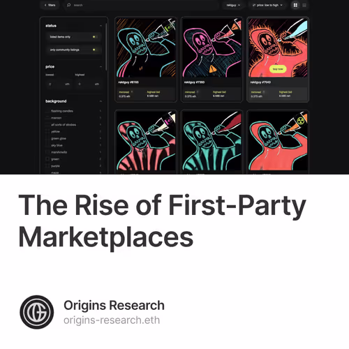 The Rise of First-Party Marketplaces 3/500
