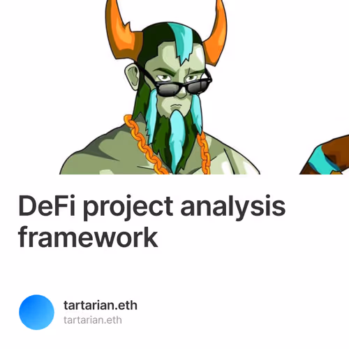 DeFi project analysis framework 5/500