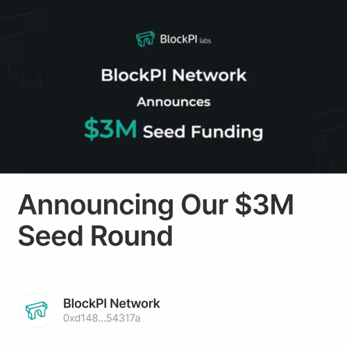 Announcing Our $3M Seed Round