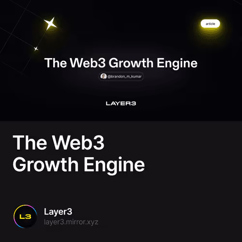 The Web3 Growth Engine 401/500
