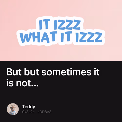 But but sometimes it is not... 6/500