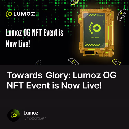 Towards Glory: Lumoz OG NFT Event is Now Live! 74