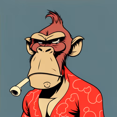 Opti Smoked Ape 🔴#10006