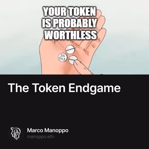 The Token Endgame