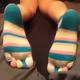 Striped Soles Fetish