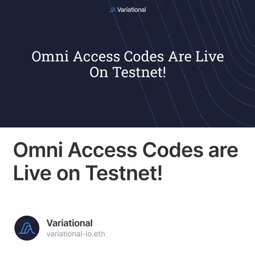 Omni Access Codes are Live on Testnet! 2