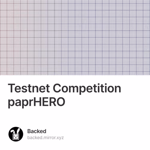 Testnet Competition paprHERO  19/500