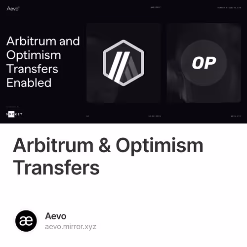 Arbitrum & Optimism Transfers 14