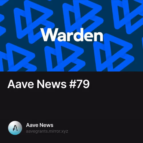 Aave News #79 96/500