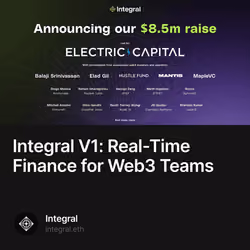 Integral V1: Real-Time Finance for Web3 Teams 306/500