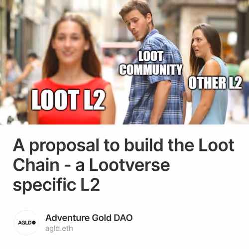 A proposal to build the Loot Chain - a Lootverse specific L2 14/500