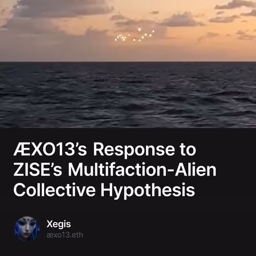 ÆXO13’s Response to ZISE’s Multifaction-Alien Collective Hypothesis