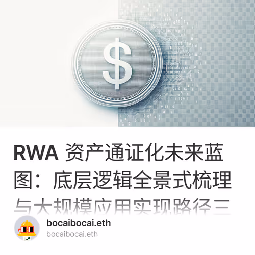 RWA 资产通证化未来蓝图：底层逻辑全景式梳理与大规模应用实现路径三万字研报 3