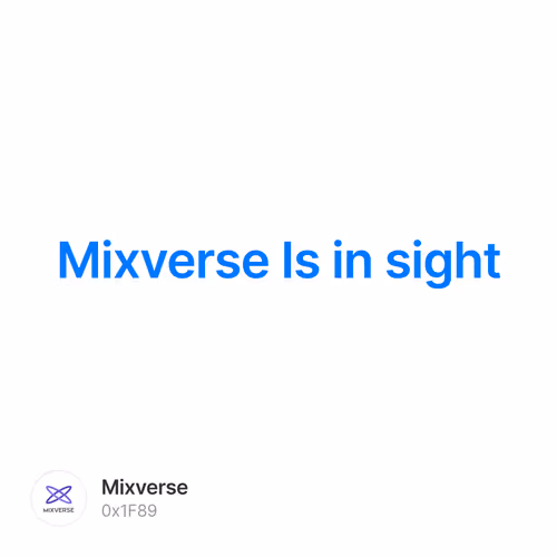Mixverse Is in sight 13/500